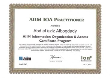 Aziz-AIIM-IOA-Practitioner-Certificate