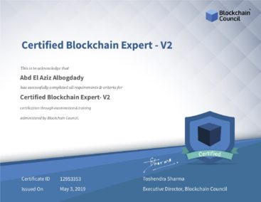 Aziz-Certified Blockchain Expert - V2