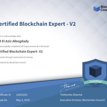 Aziz-Certified Blockchain Expert - V2