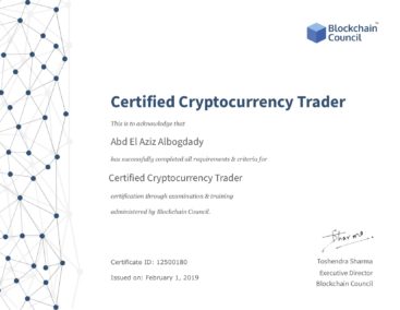 Aziz-Certified Cryptocurrency Trader